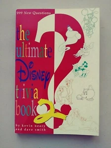Disney's  The Ultimate Disney Trivia Book 2 by Kevin Neary and David Smith 1994 - Picture 1 of 2