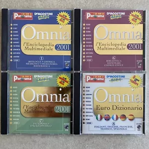 Omnia l’Enciclopedia Multimediale 2001 CD-ROM PC Microsoft Windows Vol. 1-6-7-8 - Zdjęcie 1 z 12