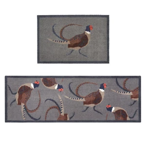 Felpudo y corredor Muddle My Mat Door Mat lavable antideslizante (mi faisán) - Imagen 1 de 6