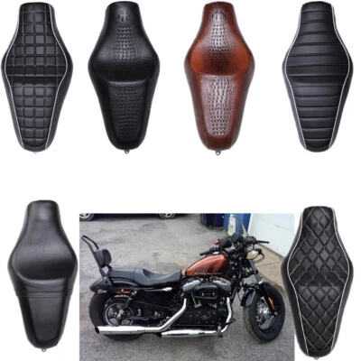 Sillín de motocicleta de dos asientos para conductor y pasajero para Harley Sportster XL883 1200 Foto 1 de 4