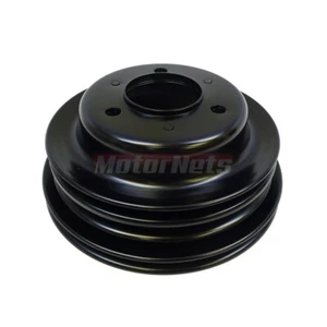 Polea cigüeñal negra BBC Chevy 396-427454 bomba de agua larga triple 3 ranuras LWP - Imagen 1 de 2