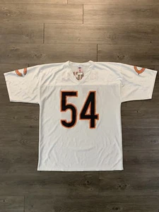 Vintage Brian Urlacher Chicago Bears Jersey NFL Team Apparel Mens Sz L White Y2K - Picture 1 of 7
