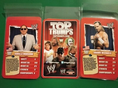 2011 Top Trumps Specials WWE All-Time Greats (you pick) cards Free Shipping - Image 1 of 3