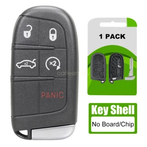 For 2014-2019 Jeep Grand Cherokee Smart Remote Key Fob Cover Shell Case 5 Button - Picture 1 of 8