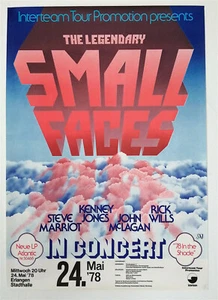 The Small Faces - Original Concert Poster - Very Rare - Affiche - 1978 - Picture 1 of 3