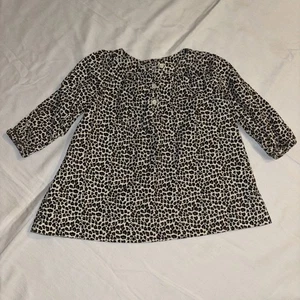 Vestido de pana manga larga estampado leopardo Gap bebé niña 6-12 meses - Imagen 1 de 13