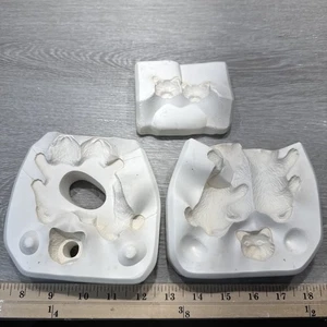 Stampo antiscivolo ceramica 2483 gattini infermieristici Scioto 1993 vintage 3 pezzi  - Foto 1 di 8