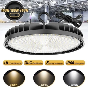 240W UFO LED High Bay Light Industrial Factory Warehouse Lighting Dimmable Lamp - Picture 1 of 11