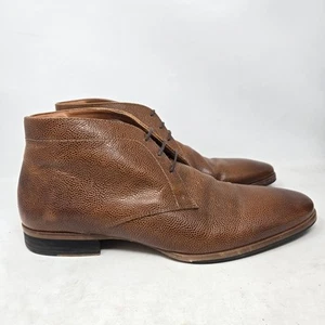 WOLF & SHEPHERD Striker Chukka Boot Brown Leather Men US 12 - Picture 1 of 19