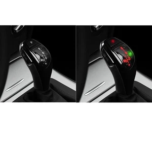 Automatic Gear Shift Knob Red Start Button LED Electronic Car Lever Handle OH - Picture 1 of 12