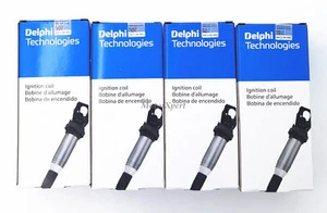 4x 036905715G OEM Delphi Ignition Coil Set For VW GOLF Beetle Audi A1 A3 1.4T - Picture 1 of 7