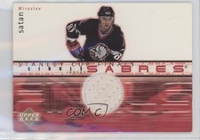 2001-02 Upper Deck Stanley Cup Finals Jerseys Miroslav Satan #FJ-MS