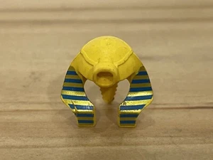 Lego Pharaoh's Quest  AMSET-RA Headdress Minifigure Blue Stripes Metallic Gold - Picture 1 of 2