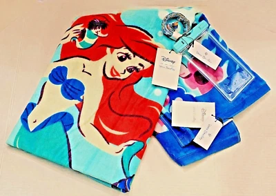 Vera Bradley Disney Little Mermaid Beach Towel and Waterproof Phone Pouch  NWT - Image 1 of 4