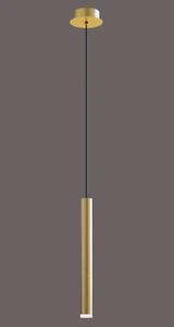 Lampadario a led sospensione design moderno oro 1 luce MN-319 - Imagen 1 de 1