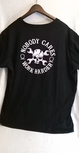 Nobody Cares Work Harder (On Back) T-Shirt Mens Size 3XL Exc. Cond. - Picture 1 of 6