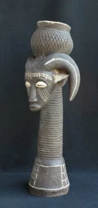 African Tobacco Pot Statue: Cuba (Congo Zaire) - Picture 1 of 10