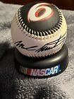 Mark Martin Autographed Valvoline Baseball With NASCAR stand  