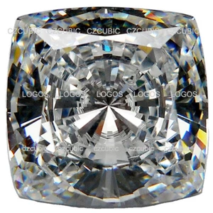 ZIRCONIA CÚBICA SUPER EXCELENTE CALIDAD COJÍN SUELTO FORMA TRANSPARENTE CZ REMITENTE EE. UU. - Imagen 1 de 5