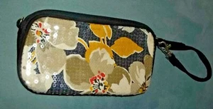 Vera Bradley Handgelenktasche/Geldbörse mit Pailletten Hartriegel im Ruhestand keine Etikett/EG - Bild 1 von 4
