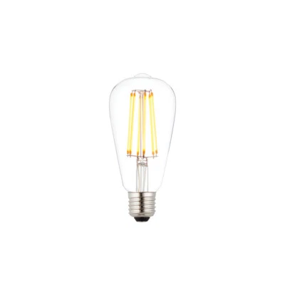 SAXBY 6W LED DIMMABLE E27/ES FILAMENT PEAR SHAPE WARM WHITE 1800K 450LM 76803 - Image 1 of 2