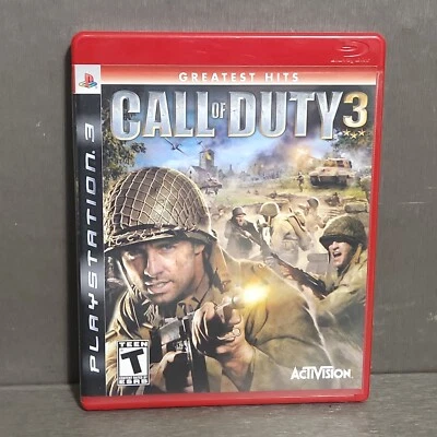 Call of Duty 3 PlayStation 3 PS3 Complete Greatest Hits - Image 1 of 4
