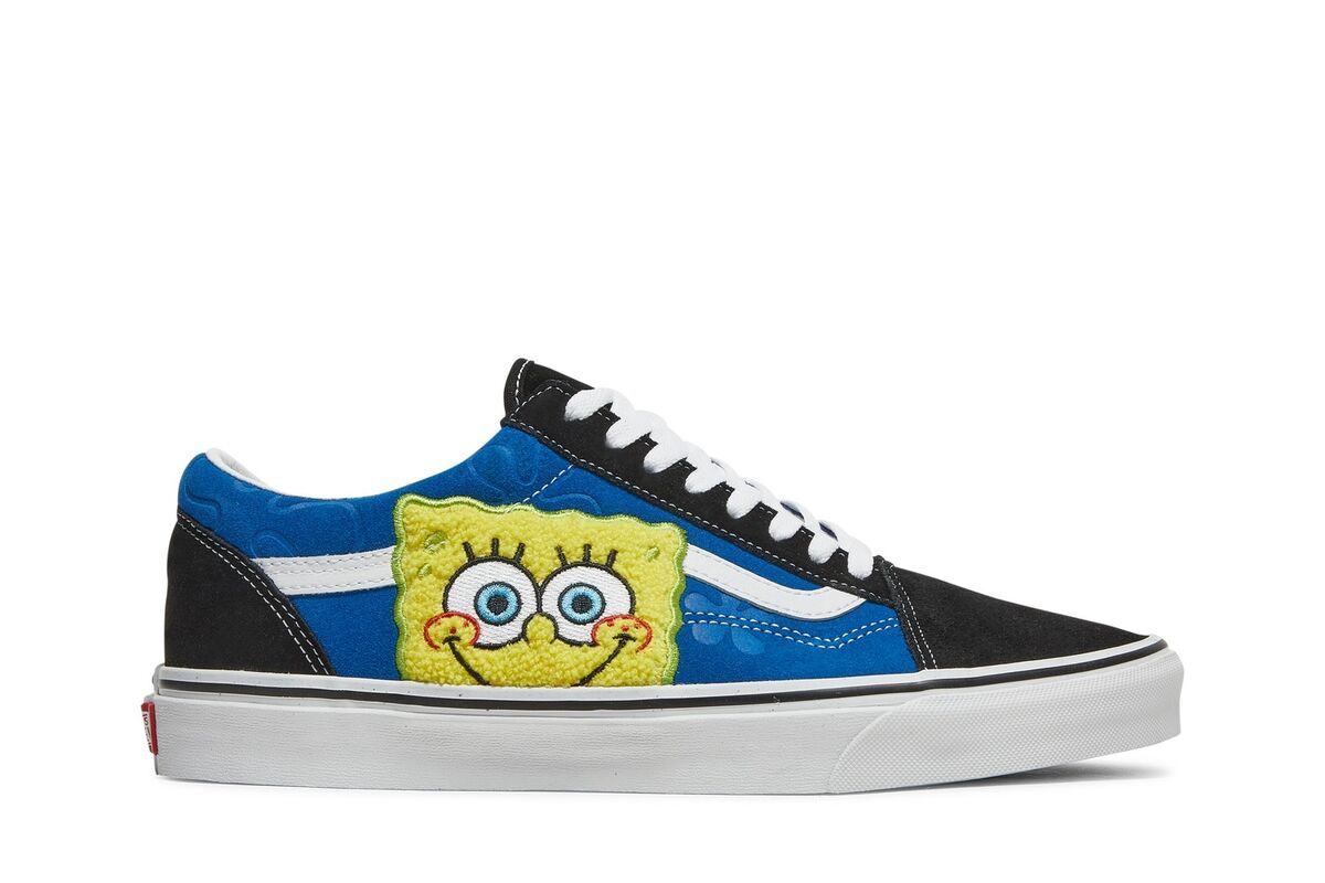 VANS SpongeBob SquarePants x Old Skool Smile Patch for Sale VANS SpongeBob SquarePants x Old Skool Smile Patch for Sale