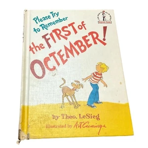VTG PLEASE TRY TO REMEMBER THE FIRST OF OCTEMBER BY THEO LeSIEG 1977 ART CUMMING - Foto 1 di 6