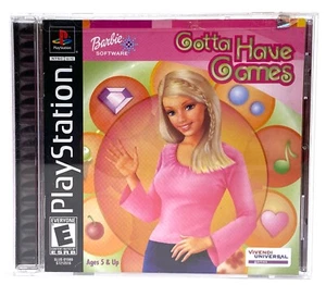 Barbie: Gotta Have Games (Sony PlayStation 1, 2003) completo con manual - Imagen 1 de 3