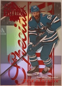 2023-24 UD Erik Karlsson Red Special Edition Card # SE-3 San Jose Sharks