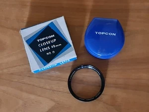 Topcon 49mm Close Up Macro Lens No 0 for 100mm f2.8 + 135mm f3.5 - M1646 - Picture 1 of 3