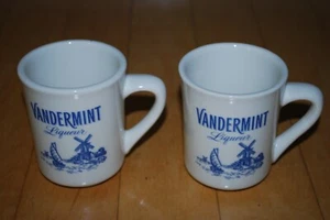 Vintage Vandermint Liqueur Coffee Tea Cup Mug Dutch Coffee Recipe (Lot Of 2) - Picture 1 of 5
