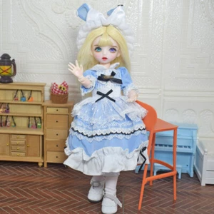 12 Zoll große Mädchen Puppe niedliches Spielzeug für Kinder mit komplettem Set Outfits Upgrade Make-up - Bild 1 von 15