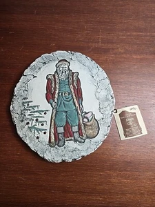 Shapes Of Clay Christmas Santa Wall Hanging - Picture 1 of 12