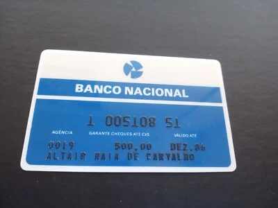 Brasil - Banco Nacional - Currency Cz - Cruzado - Expired - 1986 - Very Rare - Image 1 of 2