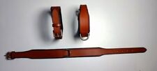 Shwaan| Genuine Leather Dog Collar |Size L -19" - 23" inch For Large Pet