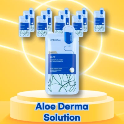 [K-Beauty] Mediheal Dermaplus Aloe Mask - Deep Moisturizing & Soothing - Image 1 of 4