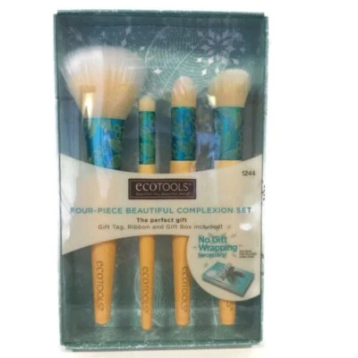 ECOTOOLS 4 PIECE BEAUTIFUL COMPLEXION BRUSH SET -NEW - Image 1 of 4