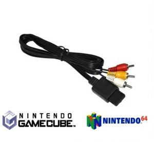 Cable video pour consoles Nintendo 64 snes gamecube cordon RCA - Picture 1 of 1