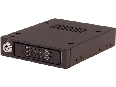 Black 2.5 SATA Hard Drive Enclosure with EZ Slide Mini Tray and Anti Dust Flap - Image 1 of 4