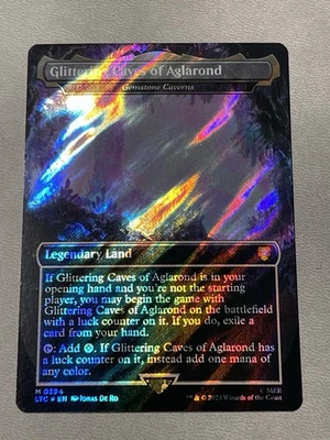 MTG Glittering Caves of Aglarond - Gemstone Caverns (Surge Foil) LTC Magic NM - Image 1 of 2