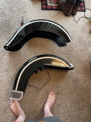 2003 Harley-Davidson tin set for a fuel injection Heritage Softail Classic - Image 1 of 4