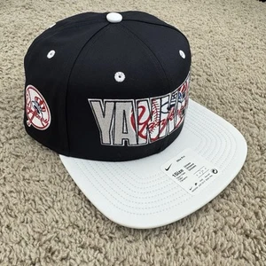 New York Yankees Hat Nike Pro Cooperstown Collection Snapback Dri-Fit Navy Cap - Picture 1 of 9