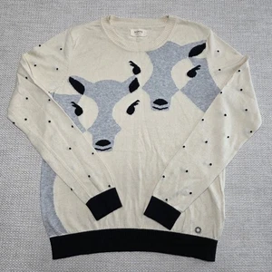 Anthropologie Numph Damen Pullover Sweater Gr. Small Creme Grau  - Bild 1 von 9