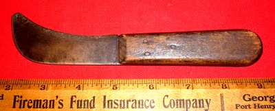 Vintage (1800s) Sailor's 3-Pin Rigging Knife From Scotland, Half Tang, Unbranded - Image 1 of 4