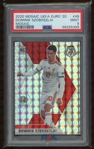 2020 Dominik Szoboszlai Panini Mosaic Euro 2020 Mosaic Rookie PSA 9 #49 - Picture 1 of 2