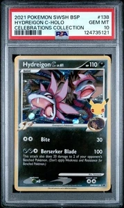 2021 Pokemon Celebrations Hydreigon C Holo Black Star Promo Karte #SWSH138 PSA 10 - Bild 1 von 2