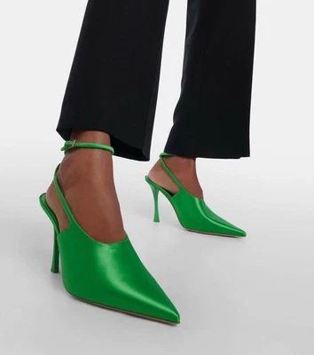 Атласные туфли-лодочки Givenchy Slingback - Изображение 1 из 4