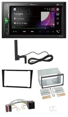 Pioneer MP3 DAB AUX 2DIN Bluetooth Autoradio für Opel Combo C Vivaro Corsa C Ome - Bild 1 von 4