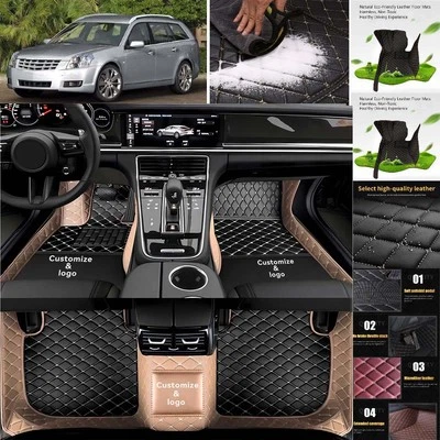 For Cadillac BLS Car Floor Mats Luxury Waterproof Carpets Liners Interior Auto Foto 1 de 4